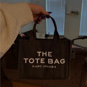 Marc Jacobs Black Canvas Tote Bag
